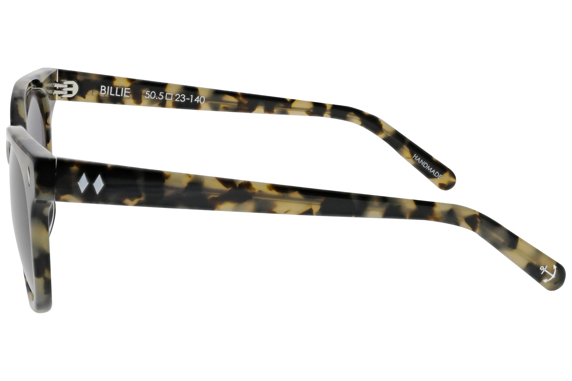 Billie Pearl Noir Tortoise - Side