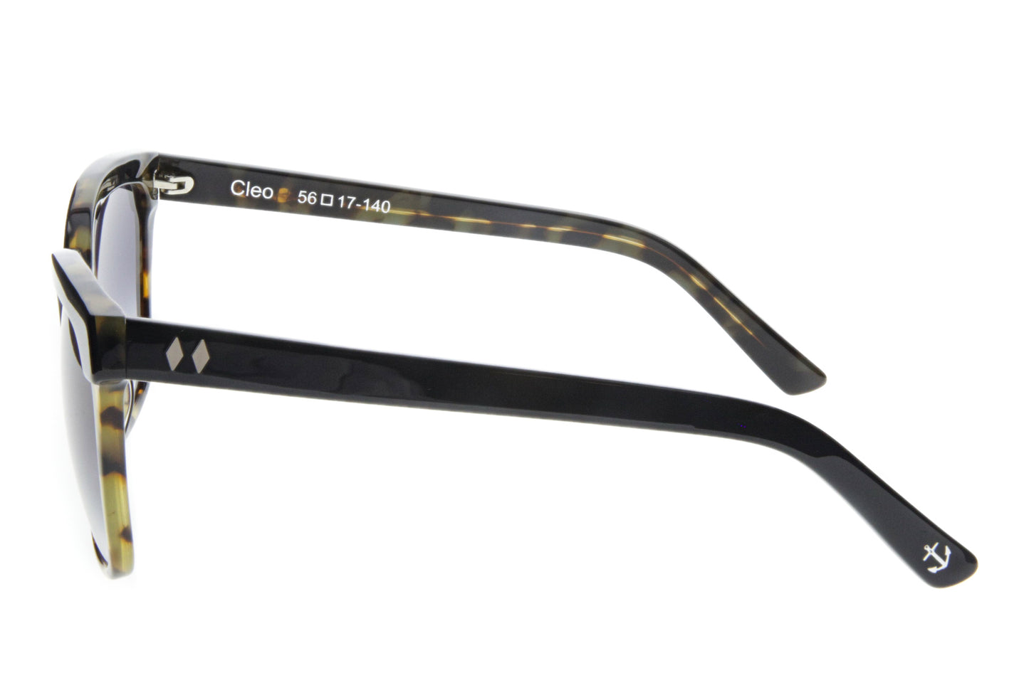 Tres Noir Cleo Black Blonde Tort Side