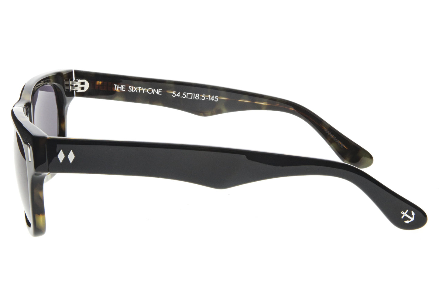Sixty-One Black + Blonde Tort Side