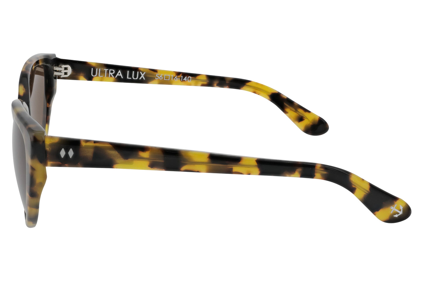 Ultra Lux Blonde Tortoise - Brown Lenses Side