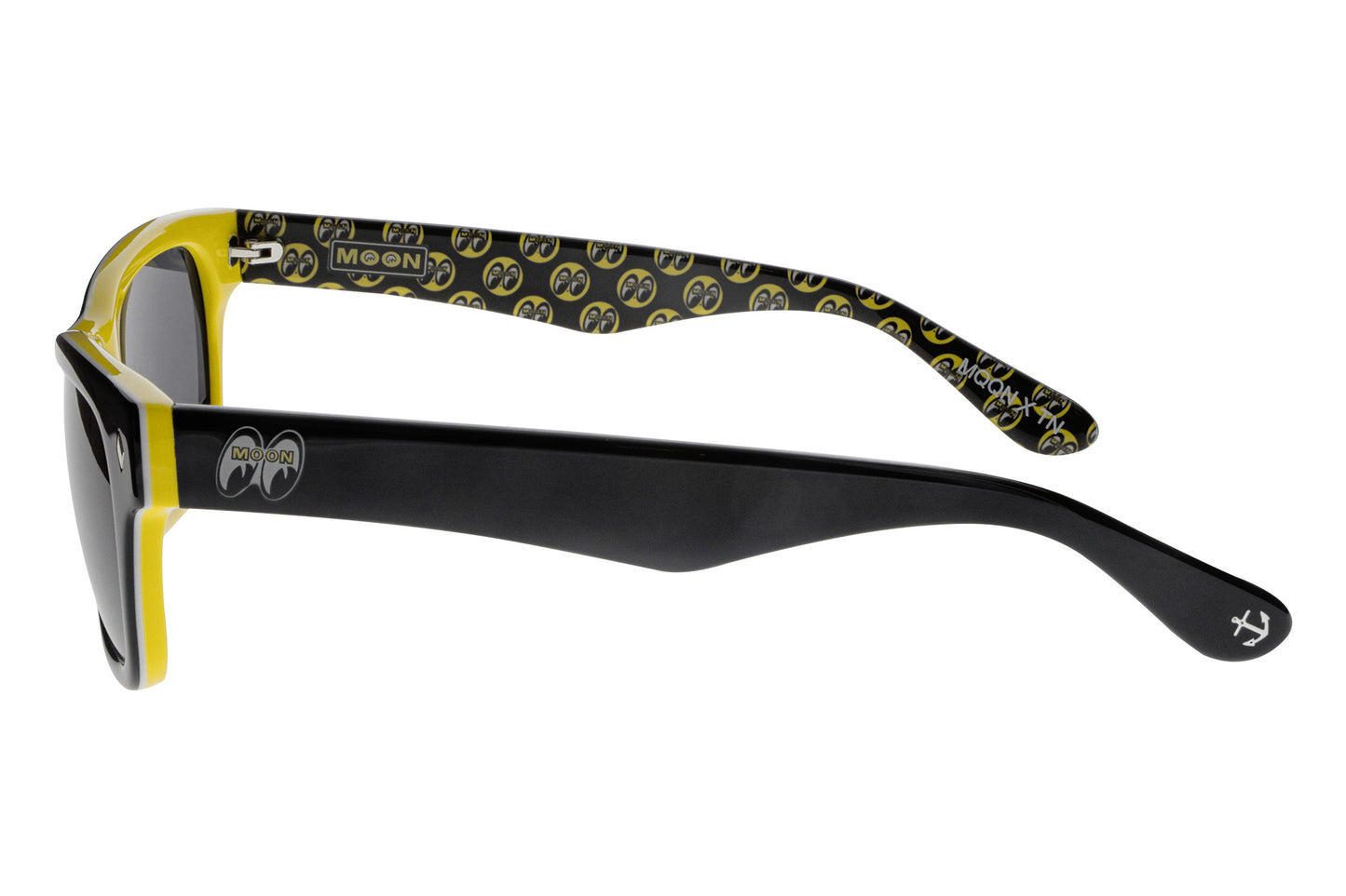 Waycooler - Mooneyes x Tres Noir - Black + Yellow - Smoke Lens Side