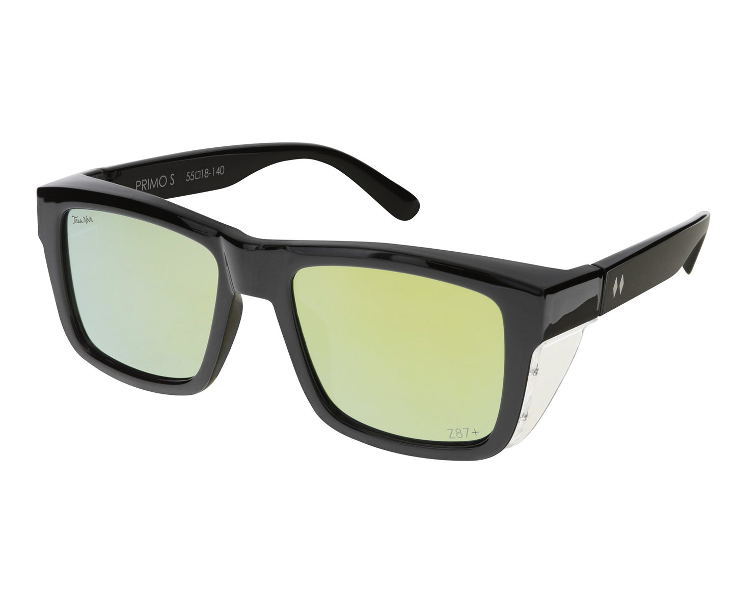 Primo Safety ANSI Z87+ Black - Gold Lens