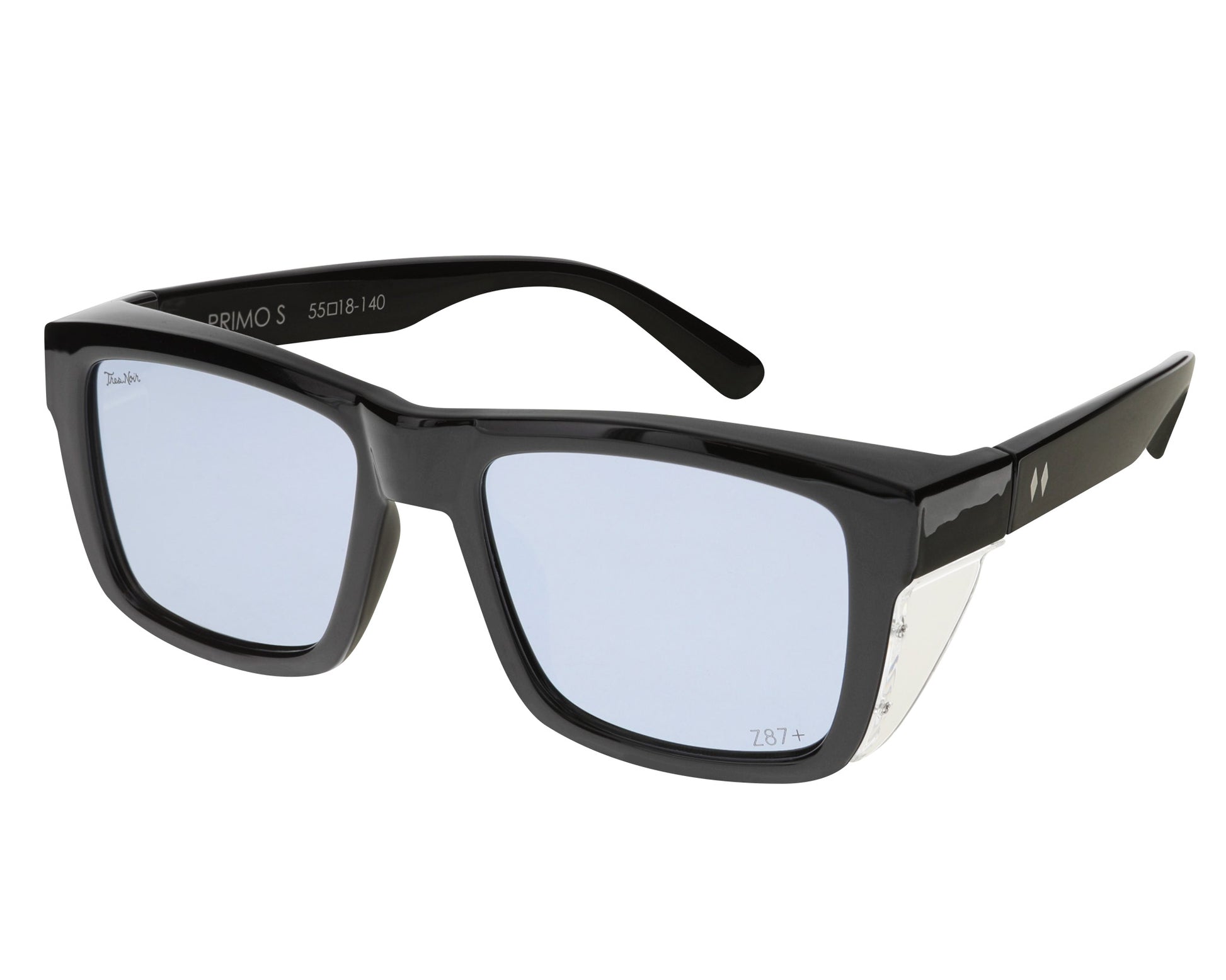 Primo Safety ANSI Z87+ Black - Silver Lens