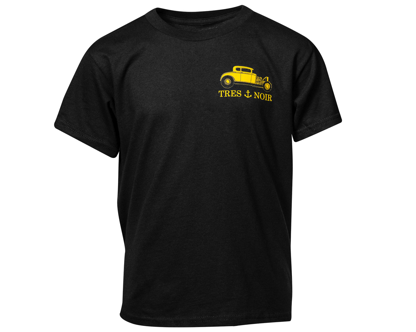 The Model A Youth Tee - Black - front