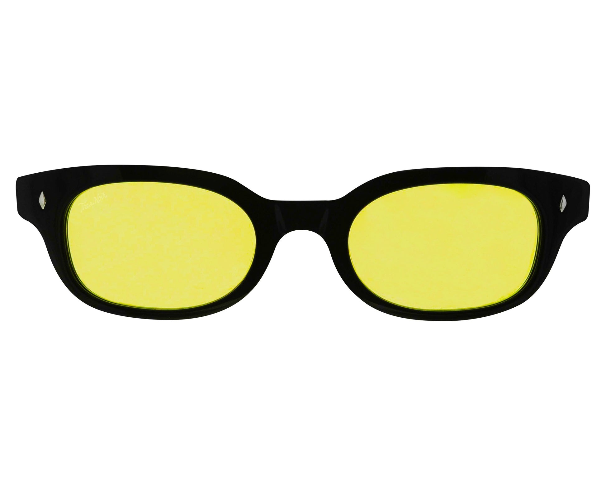TN's - Black - Yellow Lens - front